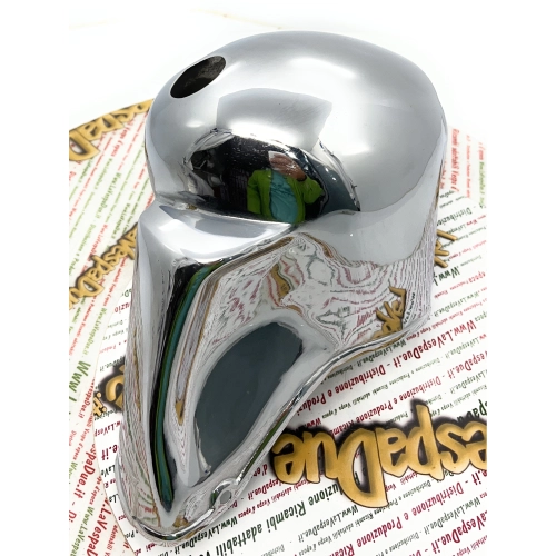 Cuffia Raffreddamento per VESPA PX PE 125 150 ARCOBALENO in metallo cromato Cilindro Motore