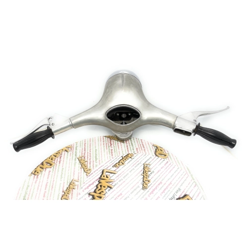 Kompletter Lenker für VESPA 150 VBA VBB1T VBB2T GS 160 GS 150 VS5 4-Gang komplett mit Hebeln, Griffen, Scheinwerferrahmen und Kabelhalterungen ro 029124