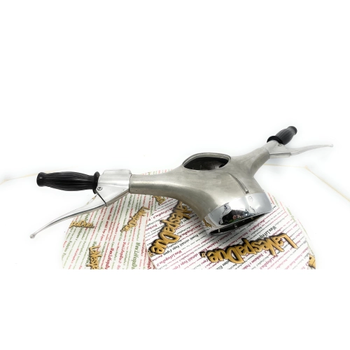 Kompletter Lenker für VESPA 150 VBA VBB1T VBB2T GS 160 GS 150 VS5 4-Gang komplett mit Hebeln, Griffen, Scheinwerferrahmen und Kabelhalterungen ro 029124