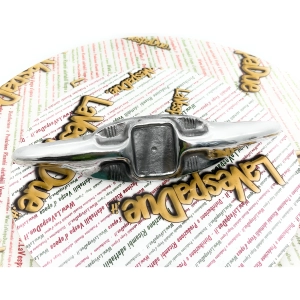 Central decorative trim nose accessory for emblem shield for VESPA 125 150 160 180 200 shield hole dimensions 50 x 40 mm