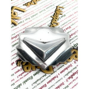 Accessoire en aluminium poli pour cache-klaxon décoratif central ou avant pour VESPA 125 150 160 180 200