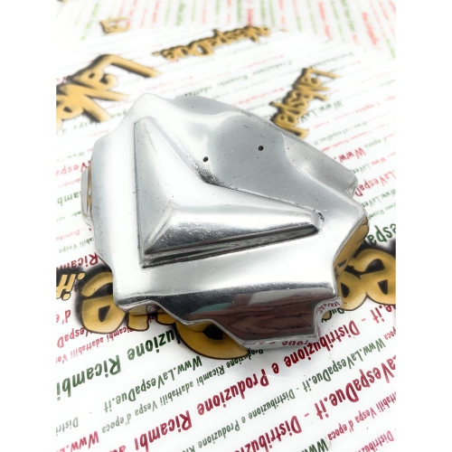 Accessoire en aluminium poli pour cache-klaxon décoratif central ou avant pour VESPA 125 150 160 180 200