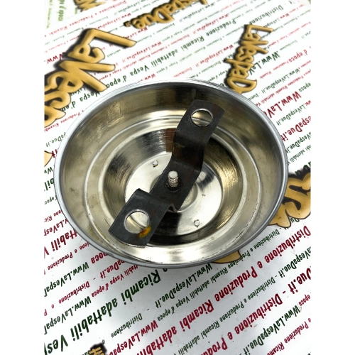 Enjoliveur central chromé vintage ULMA FRANCE pour jante de 8 pouces pour VESPA et APE V1 V15 V30 VM VN VB1 VL VNB VBB VBA