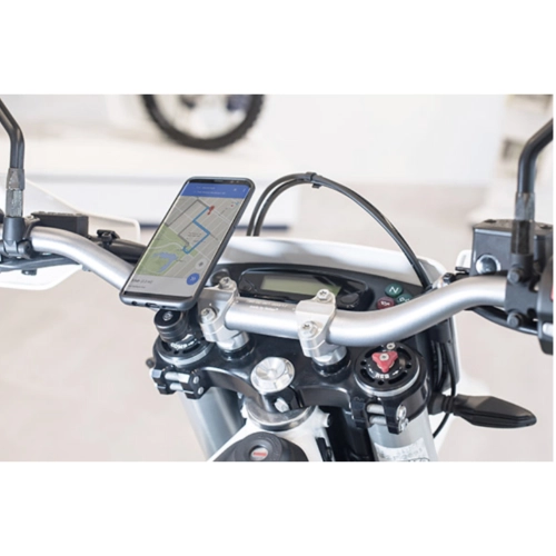 Universal phone holder for handlebars from 22.2 to 31.8 mm SP MOTO MOUNT PRO FARO BASSO VN VM V1 V15 V30 V33 VL for APPLE IPHONE SAMSUNG HUAWEI ONE+