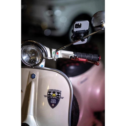 Soporte universal para teléfono para espejos SP MOTOR SCOOTER BUNDLE ABRAZADERA UNIVERSAL SPC+ FARO BAJO VN VM V1 V15 V30 V33 VL para APPLE IPHONE SAMSUNG HUAWEI ONE+