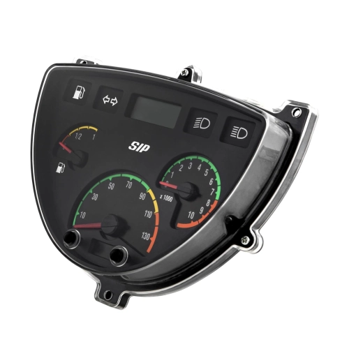 SIP 50002900 Tachometer für VESPA PX 125 T5 oder MOTOVESPA TX Spanien 130 km/h digital/analog 21 Funktionen