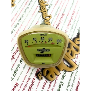 Compteur de vitesse vert gradué jusqu'à 100 km/h pour LAMBRETTA 125 150 LI TV 175 SX 150 série 3 ro 00611060