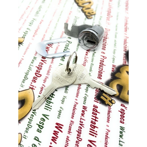 Schloss 22 mm Rundloch 20 mm Rund komplette Topcase-Tür VESPA 98 125 150 160 von 1950 bis 1960