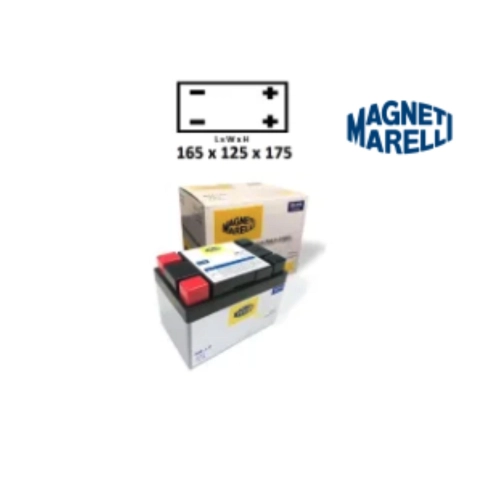 MAGNETI MARELLI MMLT5 LITHIUM-BATTERIE mit BMS und Zeitschutzsensor 165 x 125 x 175 BMW MOTOGUZZI HARLEY DAVIDSON