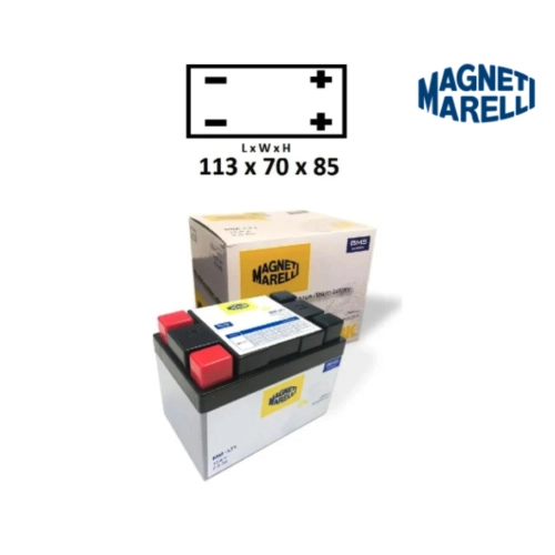 Batería de litio MAGNETI MARELLI MMLT1 con BMS y sensor de protección de tiempo 115 x 70 x 85