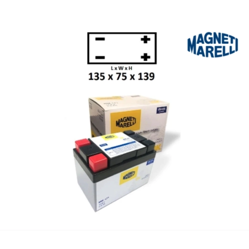 Batería de litio MAGNETI MARELLI MMLT3 con BMS y sensor de protección de tiempo 135 x 75 x 139