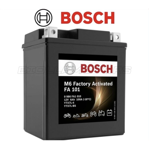 Batería de gel BOSCH YTX7L 4 YTX7L BSB4L B de 12 V y 6 Ah para HONDA SH 125 150, lista para usar y activada de fábrica.