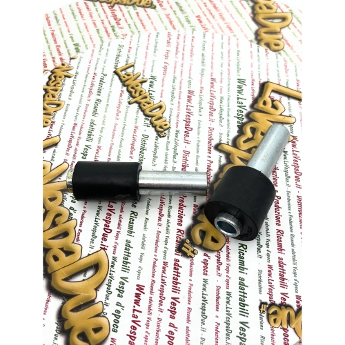 PAIR OF SILENT BLOCK ELASTIC BUFFERS ENGINE SIDE Ø 30/40 mm VESPA 125 150 VNA TS VBB SPRINT SUPER PX 80 125 150 PE LUSSO