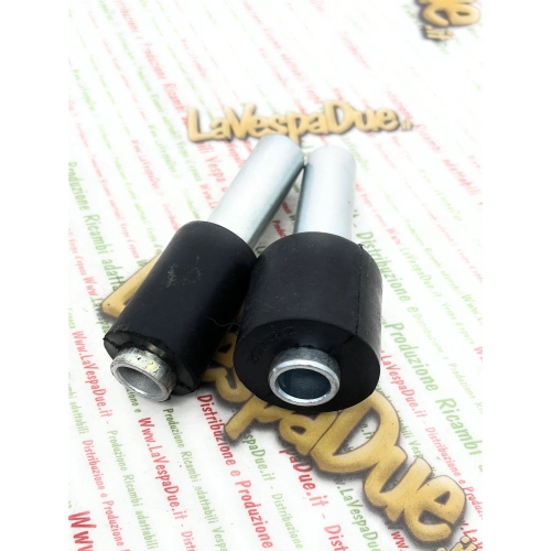 PAIR OF SILENT BLOCK ELASTIC BUFFERS ENGINE SIDE Ø 30/40 mm VESPA 125 150 VNA TS VBB SPRINT SUPER PX 80 125 150 PE LUSSO