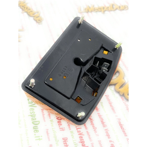 Clignotant avant gauche d'origine PIAGGIO SIEM pour APE MP P501 P601 P601V 220, référence 163090, neuf d'époque (NOS), stock en entrepôt (références 163090 et 163089).