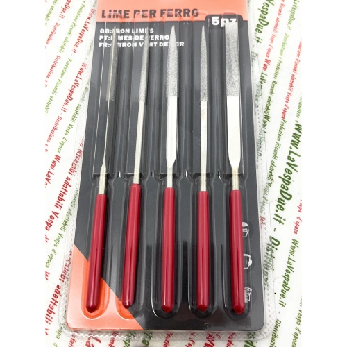 Set of 5 mini diamond rasps in various shapes for various applications