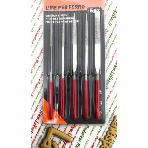 Set of 5 mini diamond rasps in various shapes for various applications