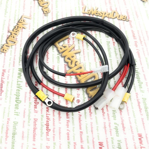 Sistema de restauración del cable de batería para VESPA 125 150 200 PX MY MILLENNIUM RESTYLING con arranque eléctrico de 1998, arnés de cableado, cable eléctrico para sistema de motor de arranque, batería