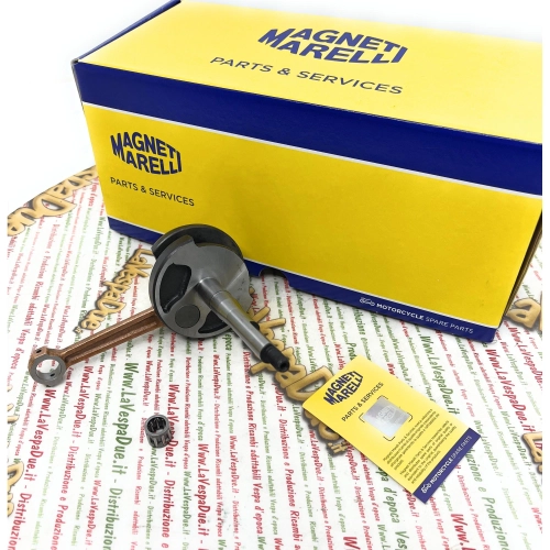 Crankshaft MAGNETI MARELLI for PIAGGIO CIAO SI BRAVO BOXER with needle bearing 10 mm pin ro 184154
