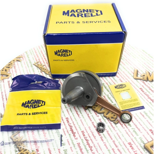 Cigüeñal MAGNETI MARELLI para VESPA 50 PK XL FL HP con jaula de rodillos de agujas cónicas de volante de 20 mm