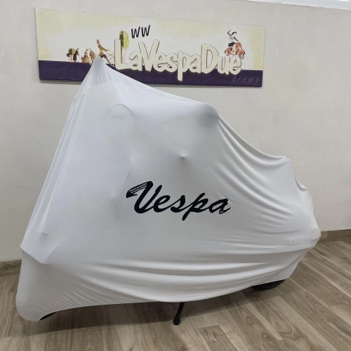 Telo coprivespa Copri scooter per VESPA BIANCO antipolvere antigraffio dal 1946 al 2018 N L R SPECIAL PRIMAVERA ET3 SS 1 V30 V33 VM VN VL VB VS VNA VNB VBA VBB GL GS SS SUPER SPORT SPRINT VELOCE GT R TS RALLY PK HP 50 125 150 180 200