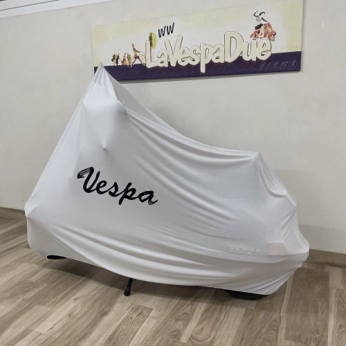 Telo coprivespa Copri scooter per VESPA BIANCO antipolvere antigraffio dal 1946 al 2018 N L R SPECIAL PRIMAVERA ET3 SS 1 V30 V33 VM VN VL VB VS VNA VNB VBA VBB GL GS SS SUPER SPORT SPRINT VELOCE GT R TS RALLY PK HP 50 125 150 180 200