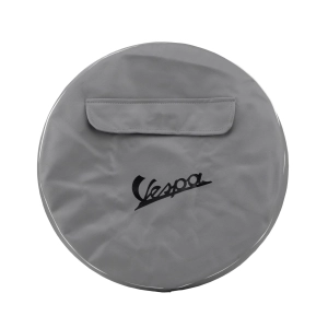 VESPA spare wheel cover for 8" rims 350 8 3.50 grey colour for VESPA 125 150 VBB VNB VB1 VL VM VN V30 VU V1 low headlight with white edge ro 610007M spare wheel cover