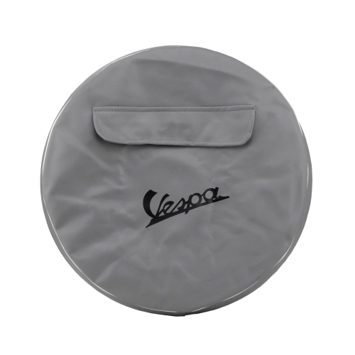 VESPA spare wheel cover for 8" rims 350 8 3.50 grey colour for VESPA 125 150 VBB VNB VB1 VL VM VN V30 VU V1 low headlight with white edge ro 610007M spare wheel cover