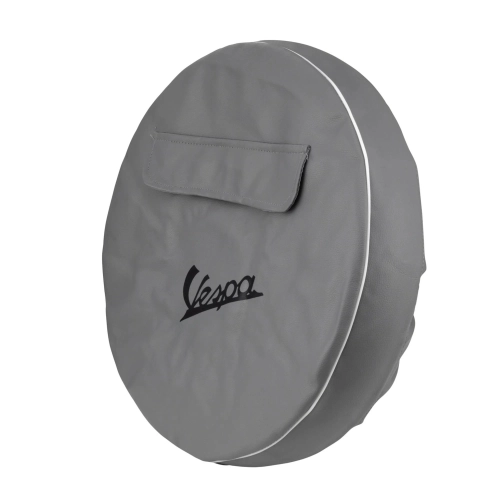 VESPA spare wheel cover for 8" rims 350 8 3.50 grey colour for VESPA 125 150 VBB VNB VB1 VL VM VN V30 VU V1 low headlight with white edge ro 610007M spare wheel cover