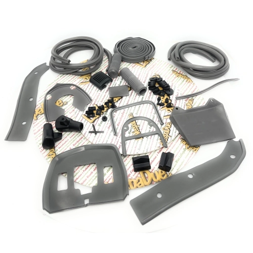 Gray rubber parts restoration kit series LAMBRETTA 125 150 LI SPECIAL SX 175 TV 3RD SERIES 200 TV SX