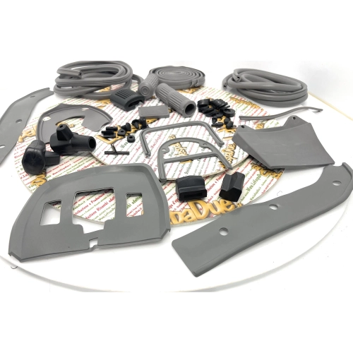 Gray rubber parts restoration kit series LAMBRETTA 125 150 LI SPECIAL SX 175 TV 3RD SERIES 200 TV SX