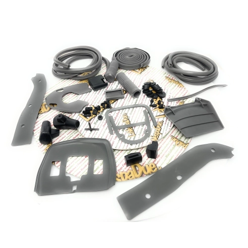 Gray rubber parts restoration kit series LAMBRETTA 125 150 LI SPECIAL SX 175 TV 3RD SERIES 200 TV SX