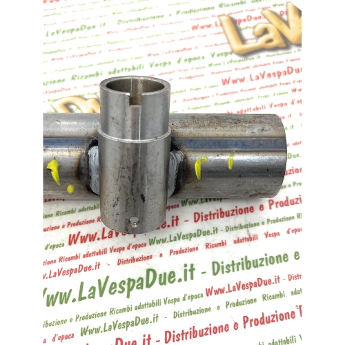 Steuerrohr mit Schlosskörper und Gabellenksitz für VESPA 80 125 150 200 PX T5 ab 1984, italienisches Produkt