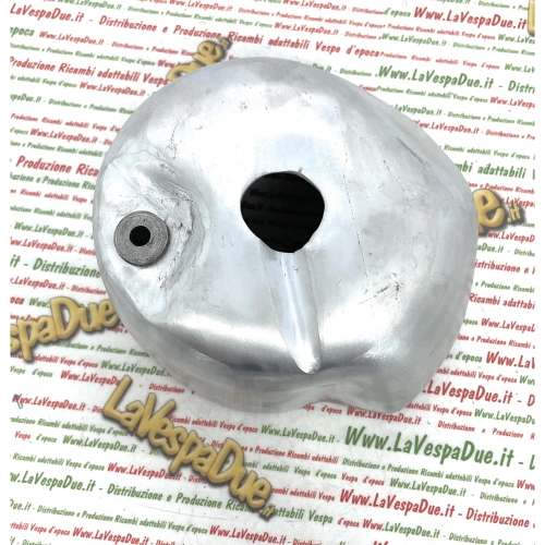 Culasse en aluminium pour moteur VESPA 98, fabriquée artisanalement en Italie.