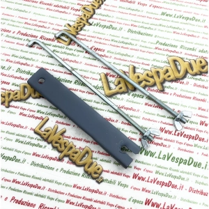 Battery mounting bracket kit for APE 150 B AB1T AB2T AB3T AB4T AC1T AC2T from 1953 to 1956, handcrafted Italian product