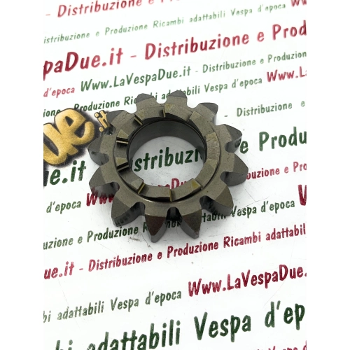 Engranaje de arranque original PIAGGIO, dientes Z12, 10 conexiones, orificio 20.5 para VESPA 50 90 NLR SPECIAL SS 125 PRIMAVERA ET3 PK XL RUSH N ro 078473 132495 0784735 0784736