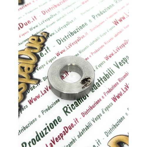 Rear wheel drum fixing nut washer for VESPA 50 L SPECIAL RN ro 087714 in stainless steel Ø 14.5 x 31.5 x 8.5