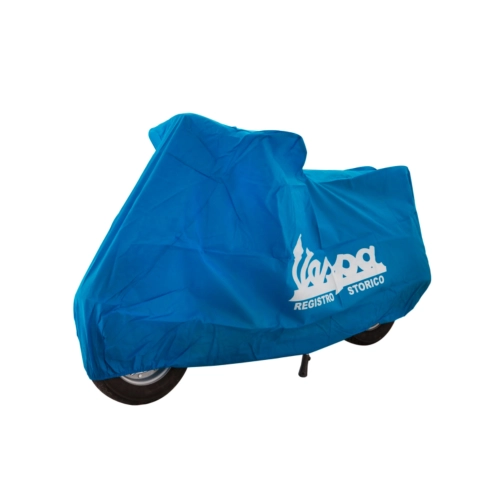 Vespa-Abdeckung VESPA REGISTRO STORICO für alle Vintage-Vespa-Modelle, nicht wasserdicht, nur für den Innenbereich geeignet, Artikelnummer 610074M