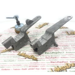 Aluminiumhalterungen mit Reserveradhalter für Holzkarosserie für APE 125 A der Modelle A1T bis A15T, Baujahre 1947 bis 1952, italienische Handarbeit