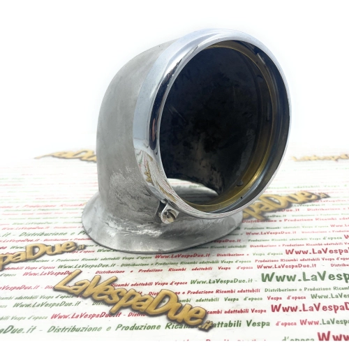 Aluminum headlight body complete with 95 mm ring nut for VESPA 125 6 GIORNI