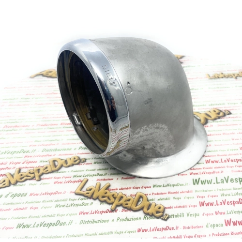 Aluminum headlight body complete with 95 mm ring nut for VESPA 125 6 GIORNI