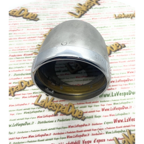 Aluminum headlight body complete with 95 mm ring nut for VESPA 125 6 GIORNI
