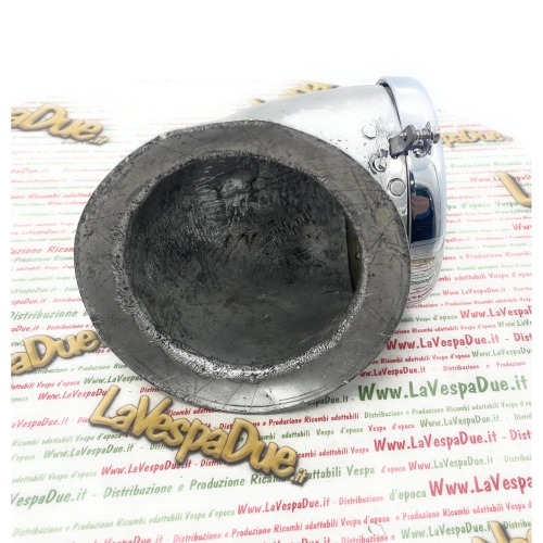 Aluminum headlight body complete with 95 mm ring nut for VESPA 125 6 GIORNI