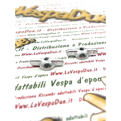Paire d'écrous papillon M4 pour la fixation du filtre à air des VESPA 125 V11T 32861> V12T V13T V14T V15T V30T V31T V32T V33T avec filetage de 4 mm