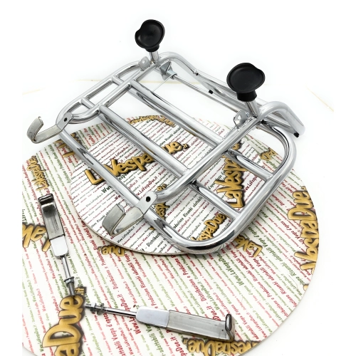 Verchromter Frontgepäckträger für VESPA 50 90 125 150 160 180 200 NLR SPECIAL PRIMAVERA SS ET3 PX PE ARCOBALENO PK XL RUSH N FL2 HP