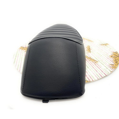 Black hump seat, SPORT model, for VESPA 50 90 NLR SPECIAL ET3 PRIMAVERA