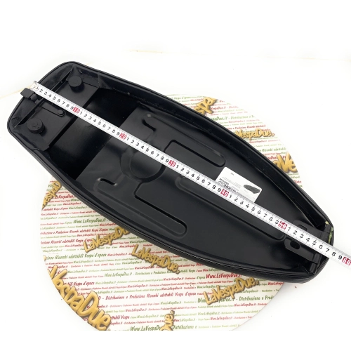 Black hump seat, SPORT model, for VESPA 50 90 NLR SPECIAL ET3 PRIMAVERA