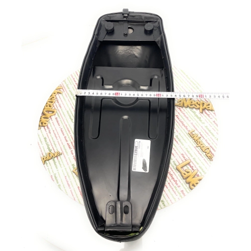 Black hump seat, SPORT model, for VESPA 50 90 NLR SPECIAL ET3 PRIMAVERA