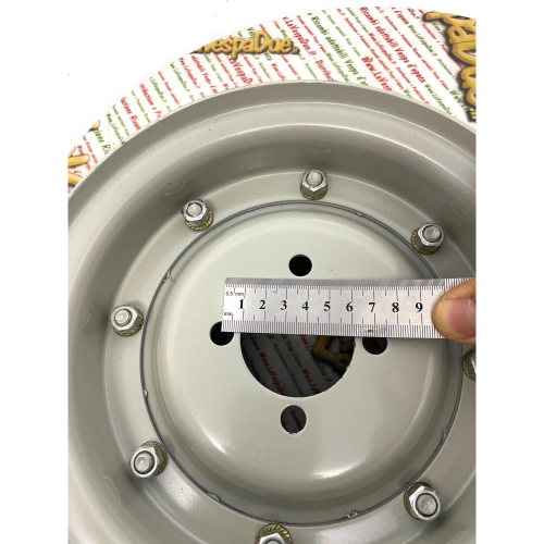 Llanta de acero de 4,00 x 8" para VESPA APE 125 150 Calessino y LAMBRETTA