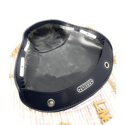 Housse de selle bleu foncé avec trous pour poignées, 24,5 cm, pour Vespa 125 VNA1/2T VNB1/2/3/4/5/6T 150 cc VB1T VBB1/2T ou 610024M